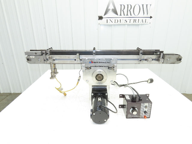 MK North America GUF-P 2000 50mm x 900mm Belt Conveyor 115V Variable Speed Drive