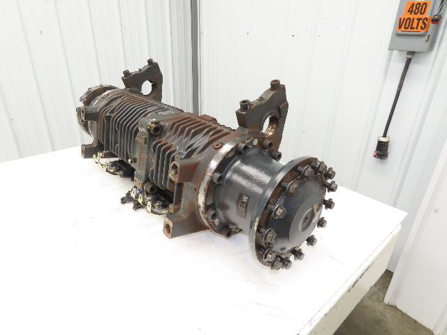 Linde AE30-11 Forklift Dual-Wheel & Motor Front Axle Assembly 14 Lug Off E32CL