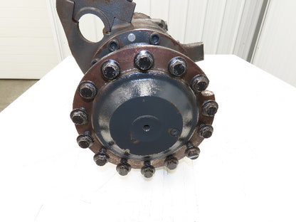 Linde AE30-11 Forklift Dual-Wheel & Motor Front Axle Assembly 14 Lug Off E32CL