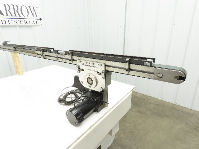 MK North America GUF-P 2000 50mm x 2020mm Belt Conveyor 115V Variable Speed READ