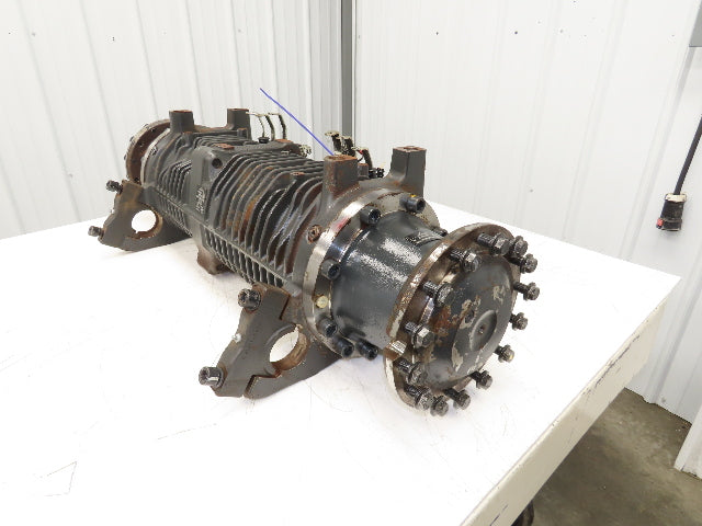 Linde AE30-11 Forklift Dual-Wheel & Motor Front Axle Assembly 14 Lug Off E32CL