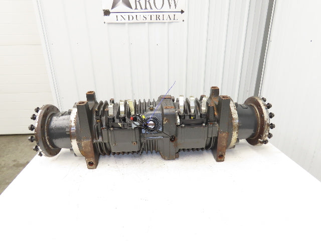 Linde AE30-11 Forklift Dual-Wheel & Motor Front Axle Assembly 14 Lug Off E32CL