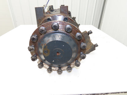 Linde AE30-11 Forklift Dual-Wheel & Motor Front Axle Assembly 14 Lug Off E32CL