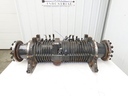 Linde AE30-11 Forklift Dual-Wheel & Motor Front Axle Assembly 14 Lug Off E32CL