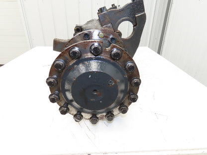 Linde AE30-11 Forklift Dual-Wheel & Motor Front Axle Assembly 14 Lug Off E32CL
