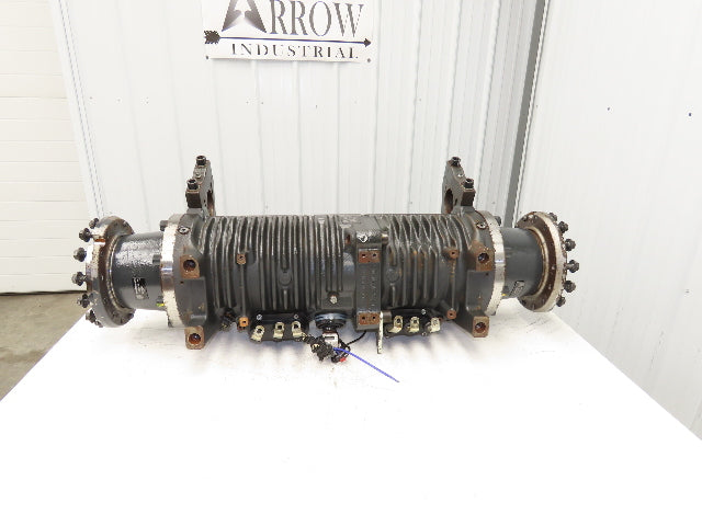 Linde AE30-11 Forklift Dual-Wheel & Motor Front Axle Assembly 14 Lug Off E32CL