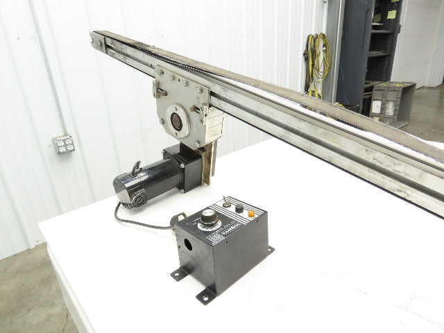 MK North America 50mm x 1750mm Belt Conveyor 115V Variable Speed  *Bad Belt*