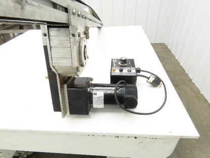 MK North America 50mm x 1750mm Belt Conveyor 115V Variable Speed  *Bad Belt*