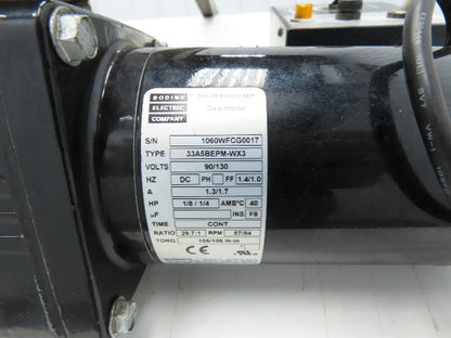 MK North America 50mm x 1750mm Belt Conveyor 115V Variable Speed  *Bad Belt*