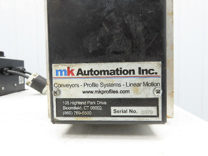 MK North America 50mm x 1750mm Belt Conveyor 115V Variable Speed  *Bad Belt*