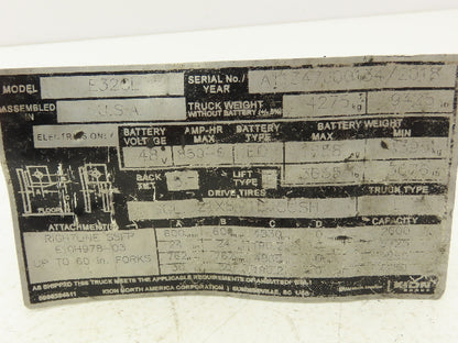 Linde 7 91 6400 996 Forklift Electronic Resistor Module Removed From E32CL