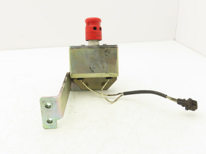 Linde Forklift E Stop With Bracket Removed From E32CL