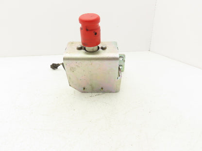 Linde Forklift E Stop With Bracket Removed From E32CL
