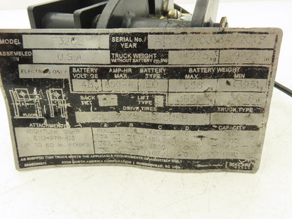 Linde Forklift Parking Emergency Brake Assembly Removed From E32CL