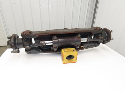 Linde E32CL Forklift Rear 5 Lug Axle Dual Hydraulic Steering Assembly