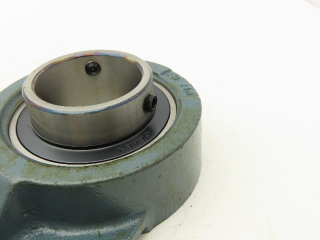 AMI FB210 Three Bolt Bracket Ball Bearing 2" Bore Locking Set Screw Cast Iron