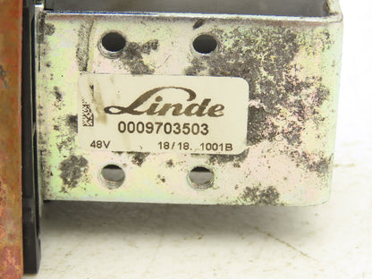 Linde 0009703503 Forklift Motor Contactor Assembly 48VDC Removed From E32CL