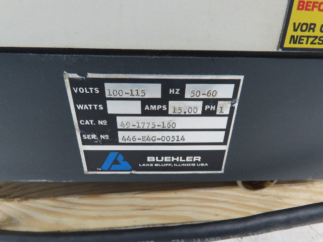 Buehler 60-1950-160 Automet 2 Power Head Grinder Polisher Ecomet 4 Rotator Base