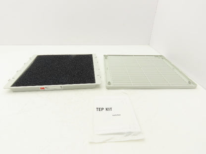 Hoffman TEP10 nVent Fan Exhaust Grille RAL 7035 Light Gray 11.77"x12.94"x33.53"