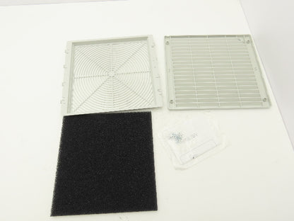 Hoffman TEP10 nVent Fan Exhaust Grille RAL 7035 Light Gray 11.77"x12.94"x33.53"
