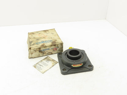 SealMaster MSF-28T Flange Mount Ball Bearing Unit 1-3/4" Bore 4-Bolt Flange