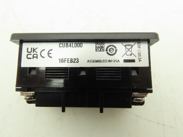 Red Lion CUB4L000  LCD 6-Digit Mini Counter Panel Meter