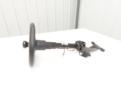 Linde 12855421000 Forklift Steering Wheel & Column W/Horn Removed From E32CL