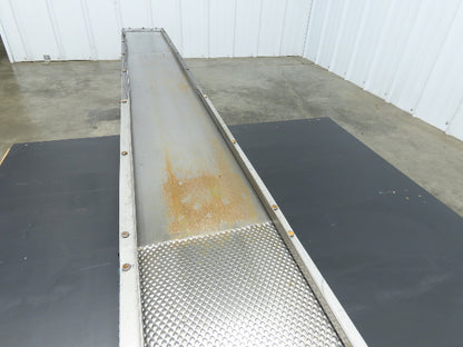 Livonia B-11 Magnetic Slide Chip Conveyor 11"W x 121"L Belt-Less 230/460V 3PH