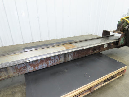 Livonia B-11 Magnetic Slide Chip Conveyor 11"W x 121"L Belt-Less 230/460V 3PH