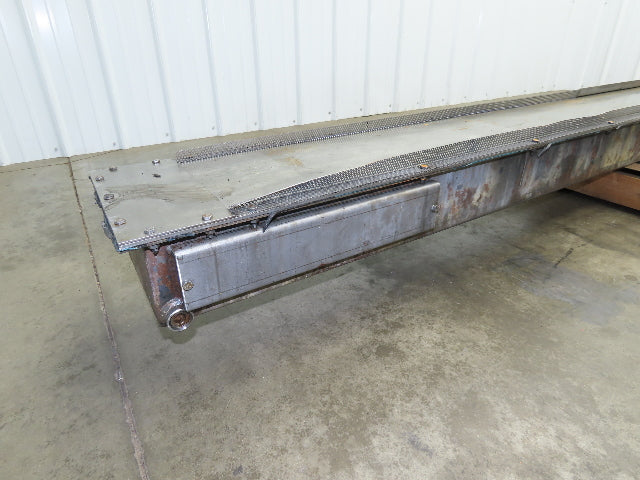 Livonia B-11 Magnetic Slide Chip Conveyor 11"W x 121"L Belt-Less 230/460V 3PH