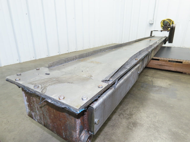 Livonia B-11 Magnetic Slide Chip Conveyor 11"W x 121"L Belt-Less 230/460V 3PH