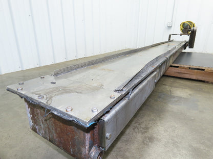 Livonia B-11 Magnetic Slide Chip Conveyor 11"W x 121"L Belt-Less 230/460V 3PH