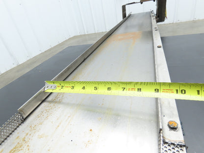 Livonia B-11 Magnetic Slide Chip Conveyor 11"W x 121"L Belt-Less 230/460V 3PH