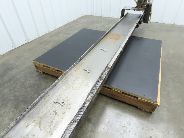 Livonia B-11 Magnetic Slide Chip Conveyor 11"W x 121"L Belt-Less 230/460V 3PH