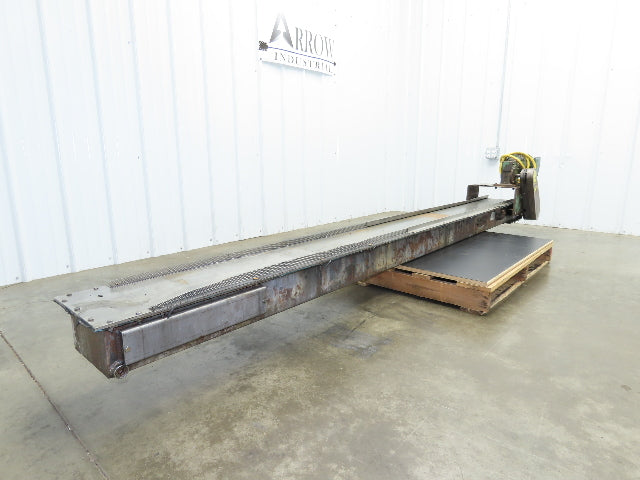Livonia B-11 Magnetic Slide Chip Conveyor 11"W x 121"L Belt-Less 230/460V 3PH