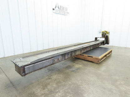 Livonia B-11 Magnetic Slide Chip Conveyor 11"W x 121"L Belt-Less 230/460V 3PH