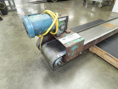 Livonia B-11 Magnetic Slide Chip Conveyor 11"W x 121"L Belt-Less 230/460V 3PH