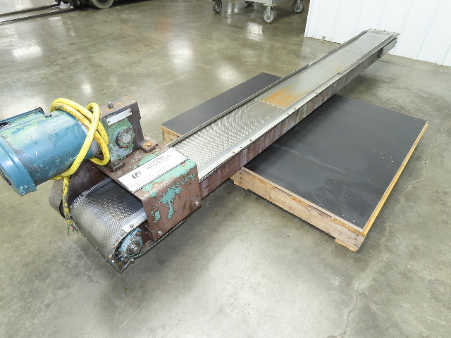 Livonia B-11 Magnetic Slide Chip Conveyor 11"W x 121"L Belt-Less 230/460V 3PH