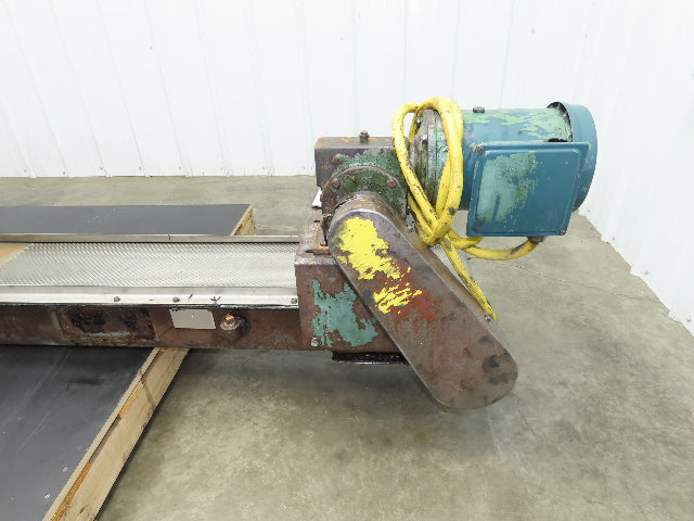 Livonia B-11 Magnetic Slide Chip Conveyor 11"W x 121"L Belt-Less 230/460V 3PH