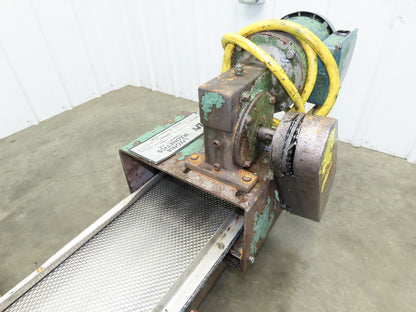 Livonia B-11 Magnetic Slide Chip Conveyor 11"W x 121"L Belt-Less 230/460V 3PH