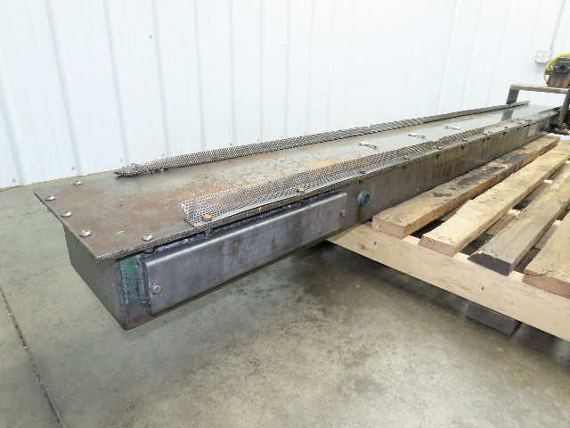 Livonia B-11 Magnetic Slide Chip Conveyor 11"W x 121"L Belt-Less 230/460V 3PH
