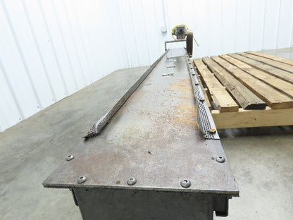 Livonia B-11 Magnetic Slide Chip Conveyor 11"W x 121"L Belt-Less 230/460V 3PH