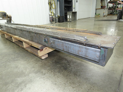 Livonia B-11 Magnetic Slide Chip Conveyor 11"W x 121"L Belt-Less 230/460V 3PH
