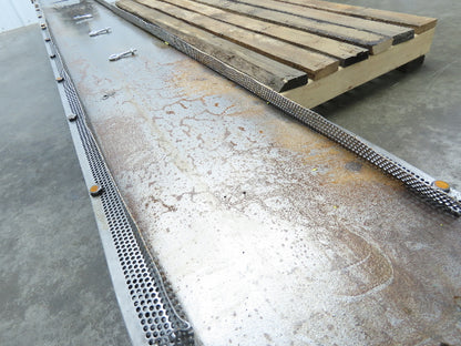 Livonia B-11 Magnetic Slide Chip Conveyor 11"W x 121"L Belt-Less 230/460V 3PH