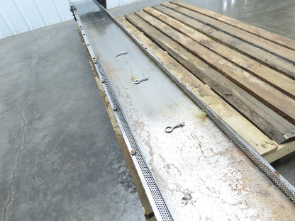 Livonia B-11 Magnetic Slide Chip Conveyor 11"W x 121"L Belt-Less 230/460V 3PH