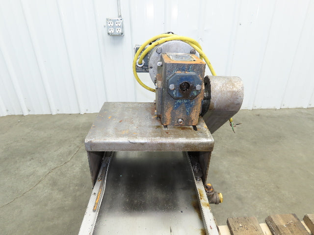Livonia B-11 Magnetic Slide Chip Conveyor 11"W x 121"L Belt-Less 230/460V 3PH