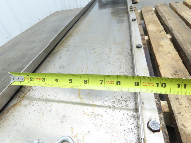 Livonia B-11 Magnetic Slide Chip Conveyor 11"W x 121"L Belt-Less 230/460V 3PH