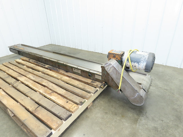 Livonia B-11 Magnetic Slide Chip Conveyor 11"W x 121"L Belt-Less 230/460V 3PH