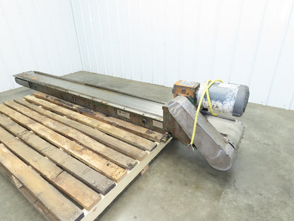 Livonia B-11 Magnetic Slide Chip Conveyor 11"W x 121"L Belt-Less 230/460V 3PH