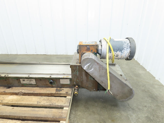Livonia B-11 Magnetic Slide Chip Conveyor 11"W x 121"L Belt-Less 230/460V 3PH